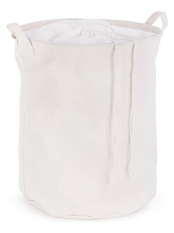 Bizzotto Wäschekorb ''Ryder'' in Weiß - (H)48 x Ø 40 cm 