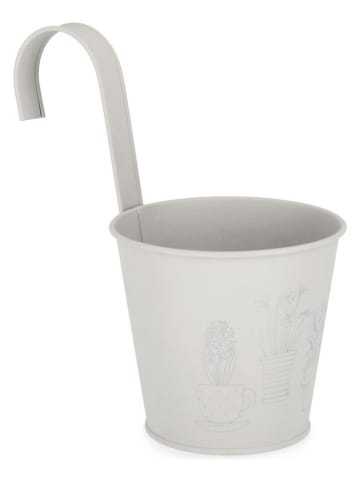 Bizzotto Blumentopf "Botany" in Hellgrau - (H)24 x Ø 14 cm 