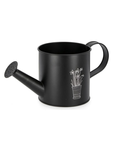 Bizzotto Gießkanne "Botany" in Schwarz - (H)12 x Ø 12 cm