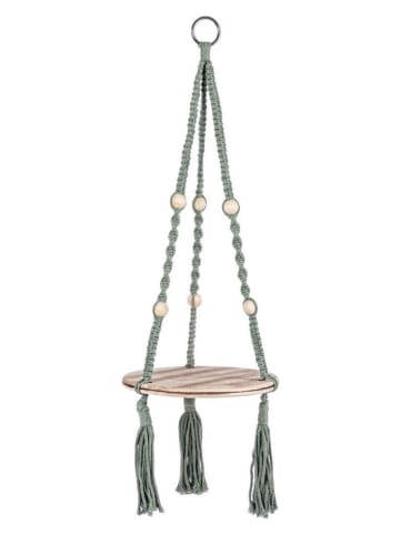 Bizzotto Wiszący kwietnik "Peruvian" w kolorze beżowo-miętowym - wys. 87 x Ø 25 cm