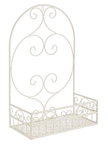 Bizzotto Wand-Blumenregal "Giselle" in Creme - (B)40 x (H)61 x (T)21 cm