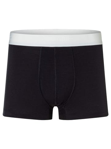 super.natural Boxershorts "Bio Base" in Schwarz/ Weiß