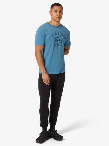 super.natural Trainingsshirt "Better Bike" blauw