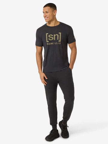 super.natural Trainingsshirt "Grid Logo" in Anthrazit