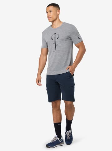super.natural Trainingsshirt "Vintage Bike" in Grau