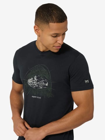 super.natural Trainingsshirt "Tent View" in Schwarz