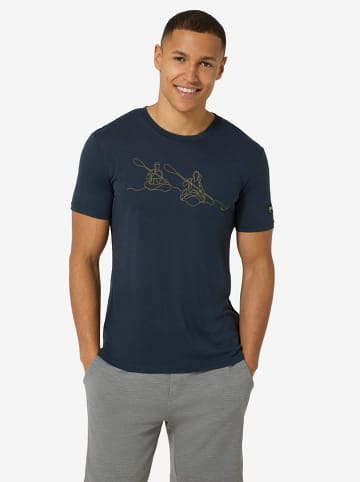 super.natural Trainingsshirt "Kanulines" in Dunkelblau