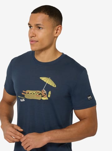 super.natural Trainingsshirt "Hot Dog" donkerblauw