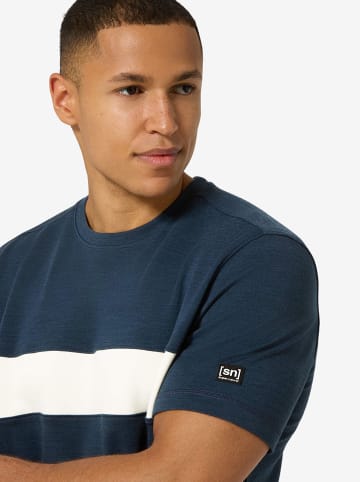 super.natural Trainingsshirt "Montana Brush" donkerblauw