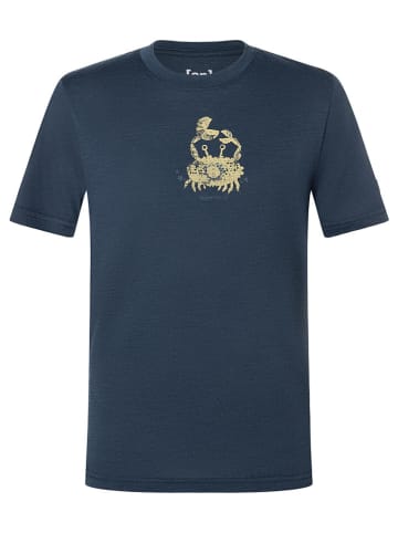 super.natural Trainingsshirt "Crab" donkerblauw