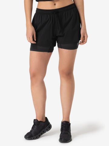 super.natural Funktionsshorts "Double Layer" in Schwarz