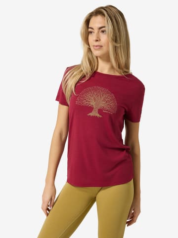 super.natural Trainingsshirt "Tree of Knowledge" rood