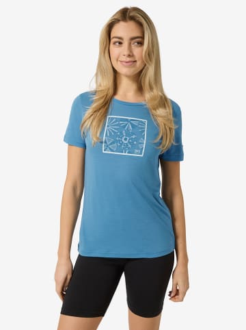 super.natural Trainingsshirt "Sea Urchin" blauw