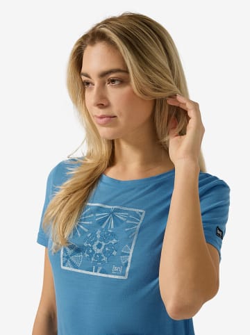 super.natural Trainingsshirt "Sea Urchin" blauw