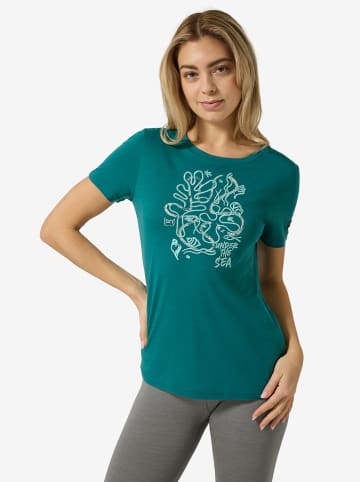 super.natural Trainingsshirt "Under The Sea" turquoise