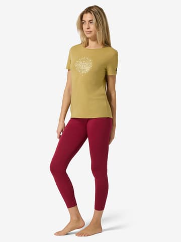 super.natural Trainingsshirt "Ornament" in Gelb