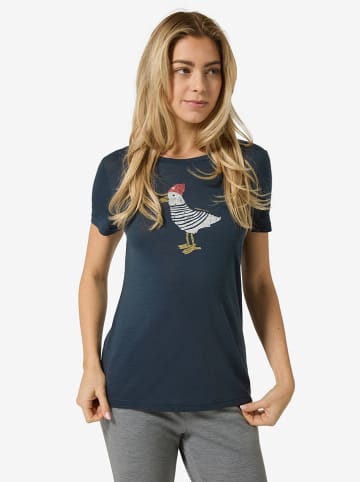 super.natural Trainingsshirt "Johnny" in Dunkelblau