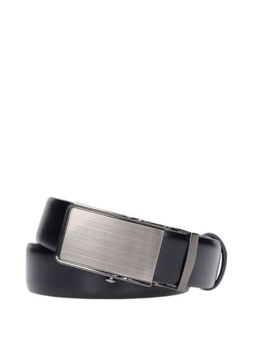 Wojas Skórzany pasek w kolorze czarnym