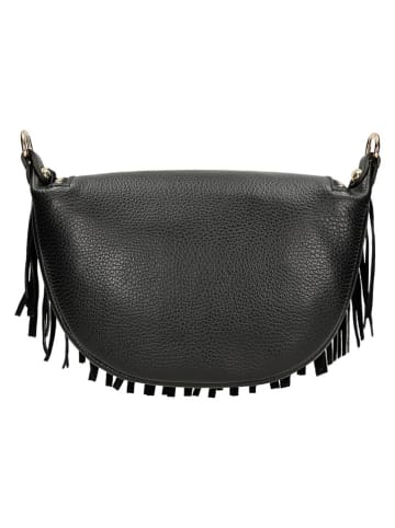 Wojas Leder-Brustbeutel in Schwarz - (B)25 x (H)15 x (T)8 cm