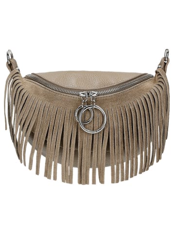 Wojas Leder-Umhängetasche in Hellbraun - (B)25 x (H)15 x (T)8 cm