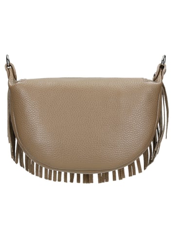 Wojas Skórzana torebka w kolorze jasnobrązowym - 25 x 15 x 8 cm