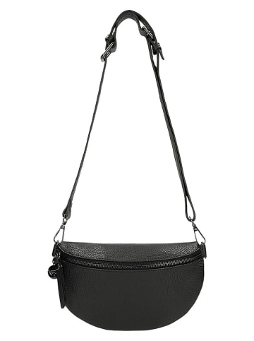 Wojas Leder-Brustbeutel in Schwarz - (B)2 x (H)14 x (T)6 cm