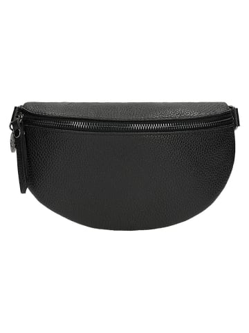 Wojas Leder-Brustbeutel in Schwarz - (B)2 x (H)14 x (T)6 cm