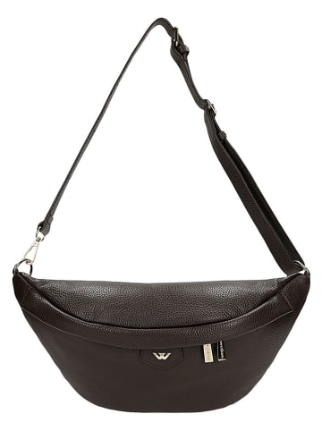 Wojas Leder-Brustbeutel in Braun - (B)36 x (H)13 x (T)3 cm