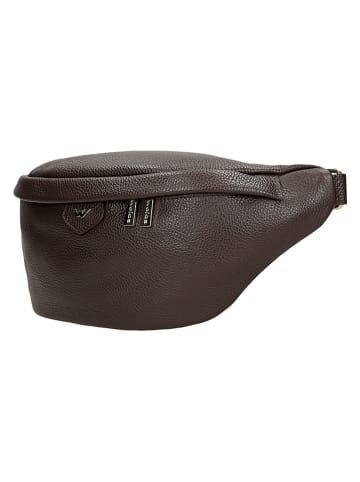 Wojas Leder-Brustbeutel in Braun - (B)36 x (H)13 x (T)3 cm