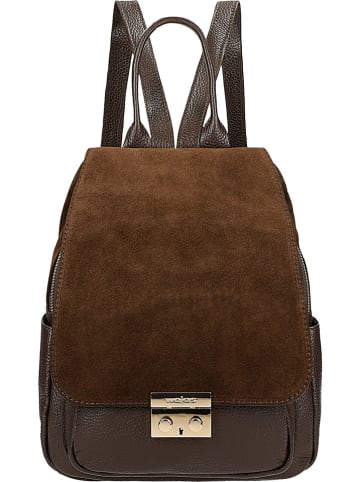 Wojas Leder-Rucksack in Braun - (B)23 x (H)30 x (T)10 cm