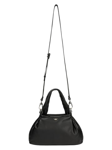 Wojas Skórzana torebka w kolorze czarnym - 27 x 18 x 11 cm