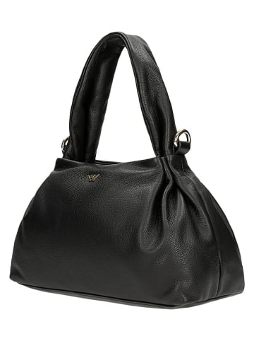 Wojas Skórzana torebka w kolorze czarnym - 27 x 18 x 11 cm