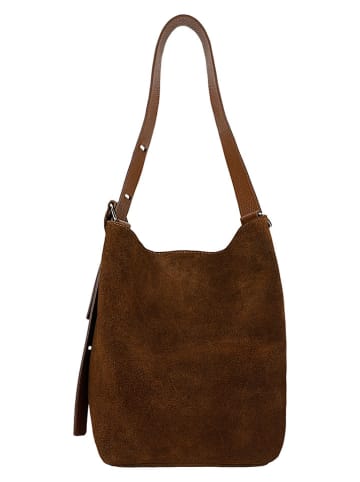 Wojas Leder-Schultertasche in Braun - (B)37 x (H)29 x (T)19 cm