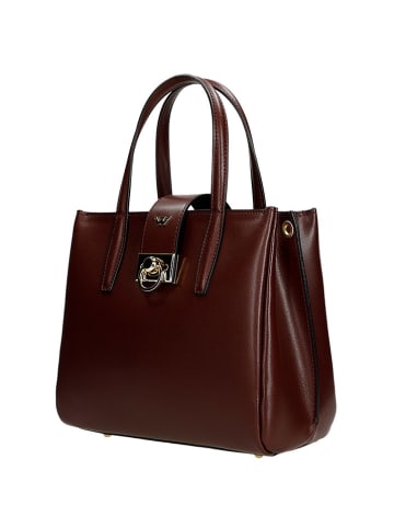 Wojas Leder-Henkeltasche in Braun - (B)24 x (H)20 x (T)12 cm