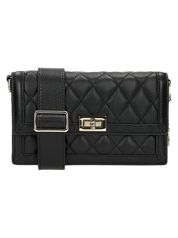 Wojas Skórzana torebka w kolorze czarnym - 23 x 14 x 5 cm