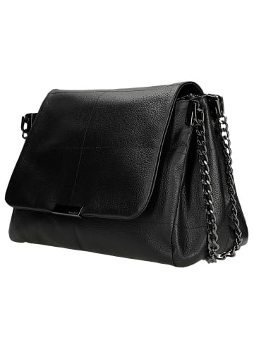 Wojas Skórzana torebka w kolorze czarnym - 30 x 20 x 13 cm