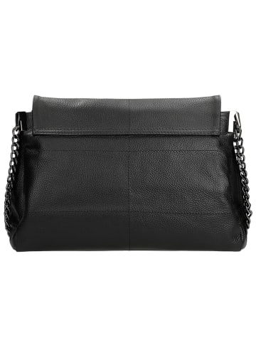 Wojas Leder-Schultertaschen in Schwarz - (B)30 x (H)20 x (T)13 cm