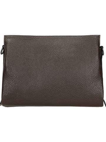 Wojas Skórzana torebka w kolorze brązowym - 25 x 18 x 9 cm