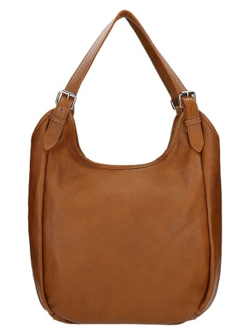 Wojas Leder-Schultertasche in Hellbraun - (B)30 x (H)32 x (T)9 cm