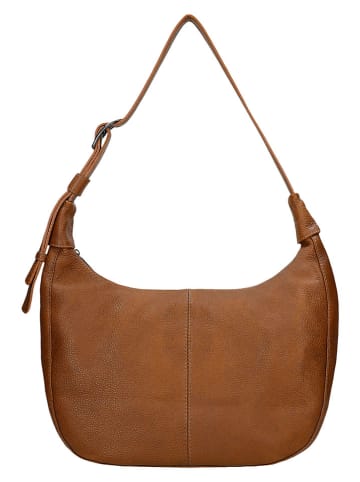Wojas Leder-Schultertasche in Hellbraun - (B)34 x (H)23 x (T)12 cm