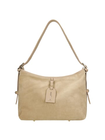 Wojas Leder-Schultertasche in Beige - (B)30 x (H)24 x (T)11 cm