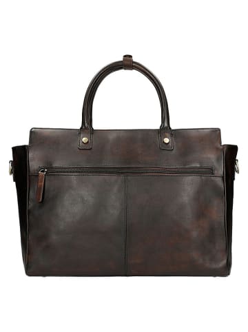 Wojas Leder-Businesstasche in Braun - (B)40 x (H)29 x (T)15 cm