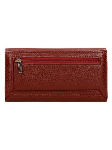 Wojas Leder-Geldbörse in Hellbraun - (B)19,5 x (H)10 x (T)3,5 cm