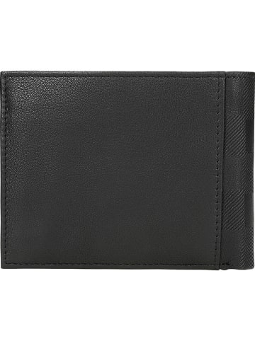 Wojas Leder-Geldbörse in Schwarz - (B)12 x (H)9,5 x (T)2,5 cm