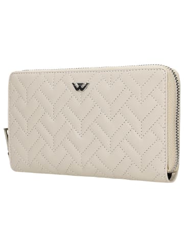 Wojas Leder-Geldbörse in Beige - (B)19 x (H)10 x (T)2,4 cm