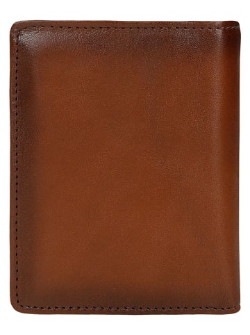 Wojas Leder-Geldbörse in Hellbraun - (B)10 x (H)12 x (T)2 cm