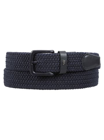 Wojas Leder-Gürtel in Dunkelblau
