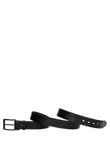 Wojas Leder-Gürtel in Schwarz