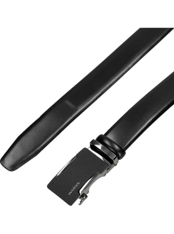 Wojas Skórzany pasek w kolorze czarnym