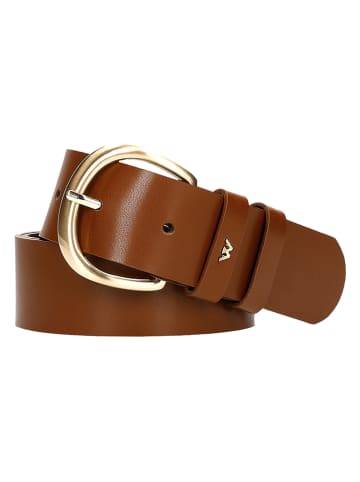 Wojas Leder-Gürtel in Hellbraun